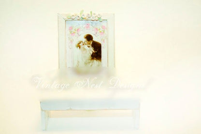 Vintage Couple No.1:1 Dollhouse Miniature Handmade image 1