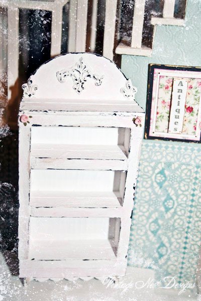 Cabinet No.3 Dollhouse Miniature Handmade image 0