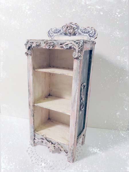 Cabinet No.49 Dollhouse Miniature Handmade Diorama Room Shadow Box image 1