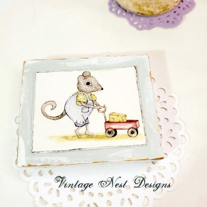 Nursery Mouse No.1:2 Dollhouse Miniature Handmade image 7