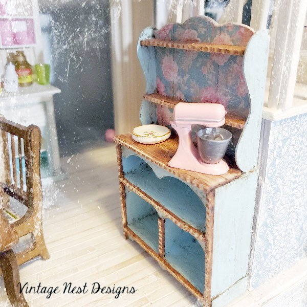 Cabinet No.73 Dollhouse Miniature Handmade image 1