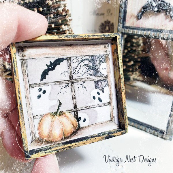 Halloween Ghosts No.1:1 Dollhouse Miniature Handmade image 4