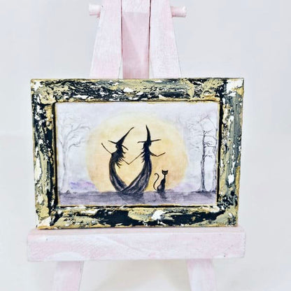 Dancing Witches No.1:3 Dollhouse Miniature Handmade image 4