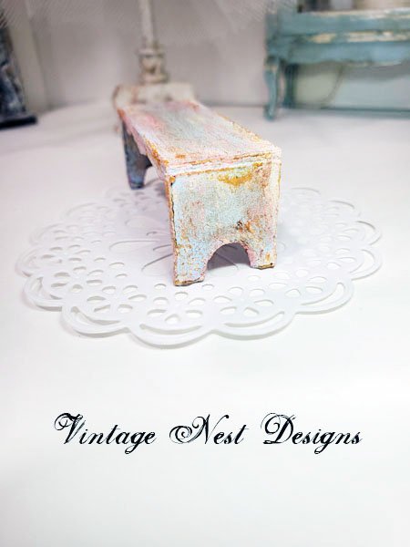 Bench No.17 Dollhouse Miniature Handmade image 1