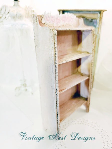 Wooden Cabinet No.88 Dollhouse Miniature Handmade image 1