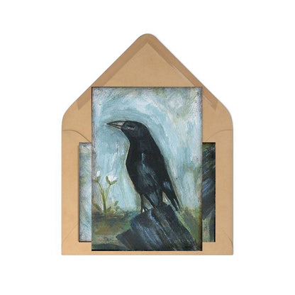 Old Crow No.1 Digital Prints Acrylic Painting image 1