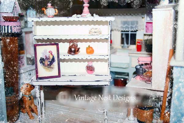 Table & Shelf No.1 Dollhouse Miniature Handmade image 8