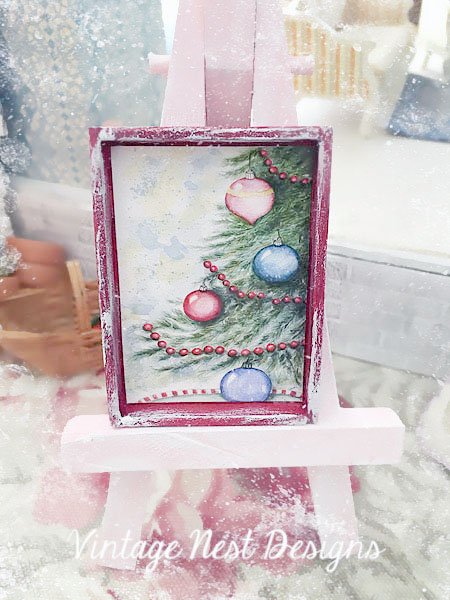 Christmas Scene No.2:1 Dollhouse Miniature Handmade image 1