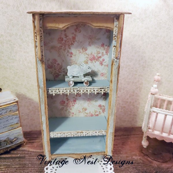 Cabinet No.87 Dollhouse Miniature Handmade image 0