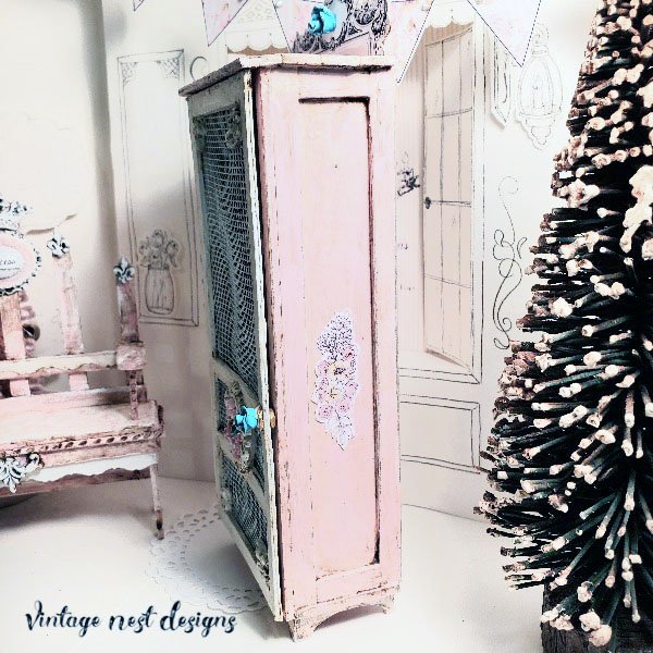 Cabinet No.69 Dollhouse Miniature Handmade image 2