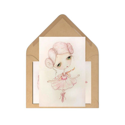 Digital Prints Ballerina No.1 Watercolor Painting image 2