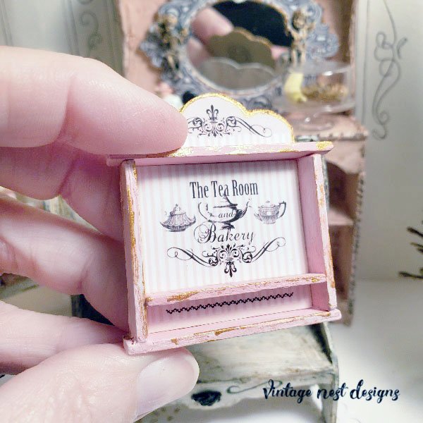 Shelf No.69 Dollhouse Miniature Handmade image 1