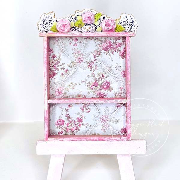 Cabinet Shelf No.112 Dollhouse Miniature Handmade image 5