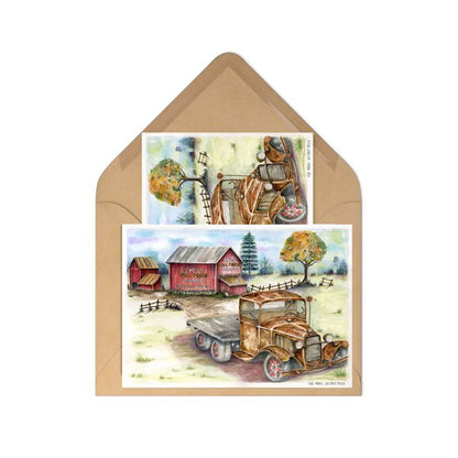Model AA Truck Digital Prints Watercolor Painting image 2