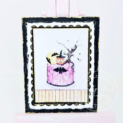 Halloween Cake No.1:1 Dollhouse Miniature image 3
