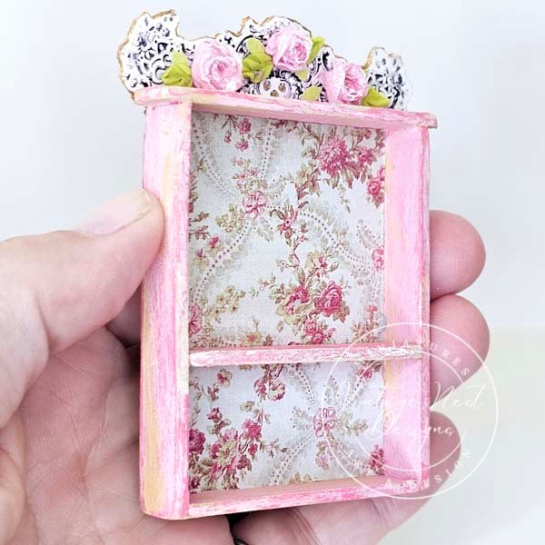Cabinet Shelf No.112 Dollhouse Miniature Handmade image 2