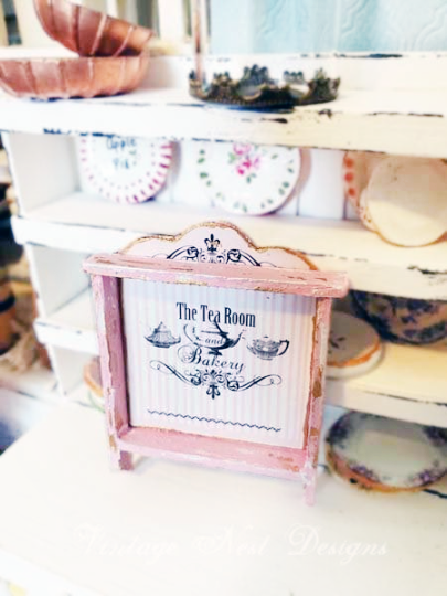Cabinet Shelf No.99 Dollhouse Miniature Handmade image 1