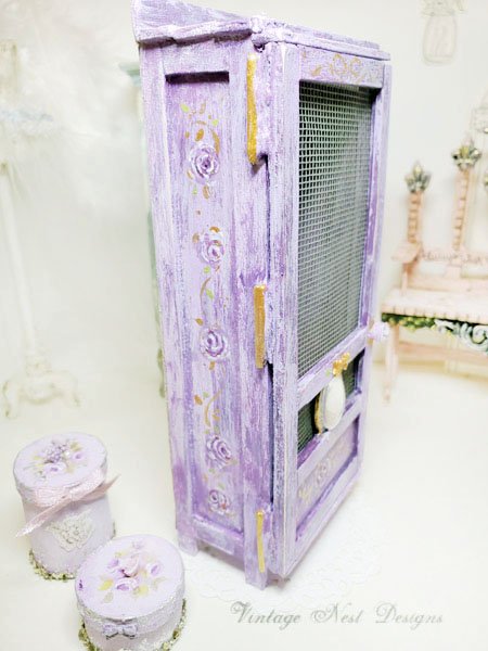 Cabinet No.98 Dollhouse Miniature Handmade image 1