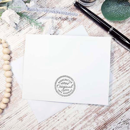 Hello Card No.1 Greeting Blank Inside Handmade One of a Kind image 7