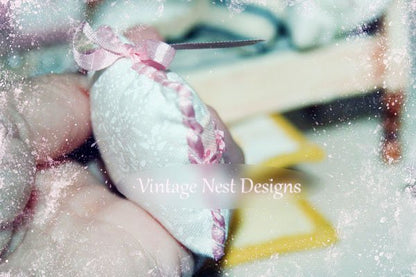 Pillow No.2 Dollhouse Miniature Handmade image 3