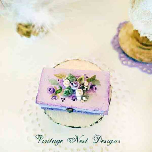 Box No.111 Dollhouse Miniature Handmade image 0