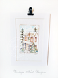 Holiday House No.1 Original Watercolor Painting image 0