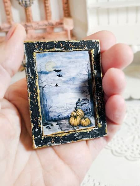 Halloween Pumpkins No.3:2 Dollhouse Miniature image 4