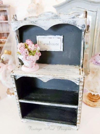 Cabinet No.92 Dollhouse Miniature Handmade image 0