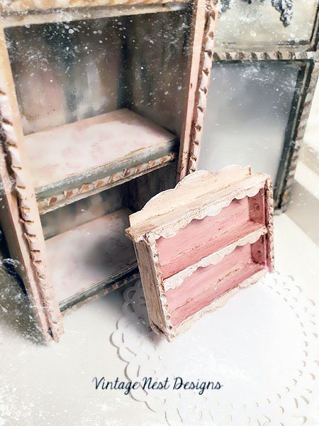 Cabinet Shelf No.62 Dollhouse Miniature Handmade image 6