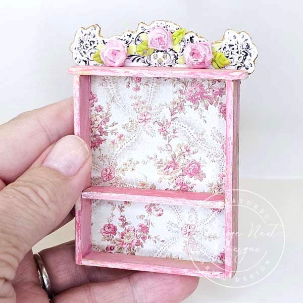 Cabinet Shelf No.112 Dollhouse Miniature Handmade image 3