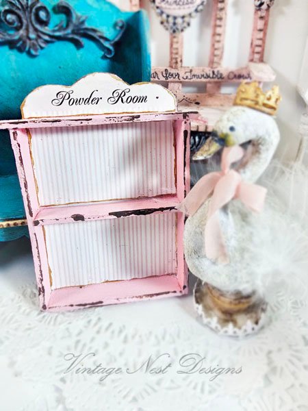 Cabinet Shelf No.110 Dollhouse Miniature Handmade image 0