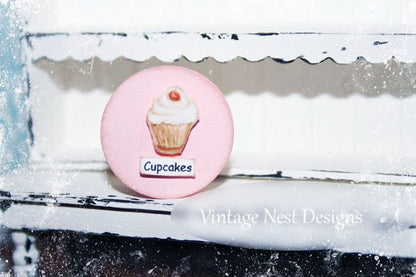 Cupcake Box No.12 Dollhouse Miniature Handmade image 3