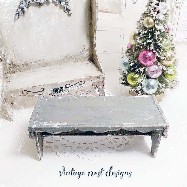 Bench No.9 Dollhouse Miniature Handmade image 2