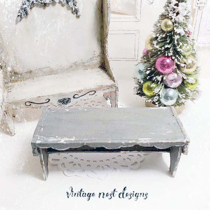 Bench No.9 Dollhouse Miniature Handmade image 2