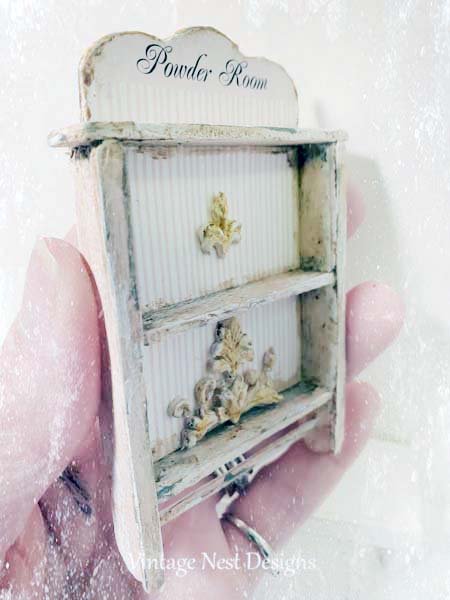 Shelf No.48 Dollhouse Miniature Handmade image 1