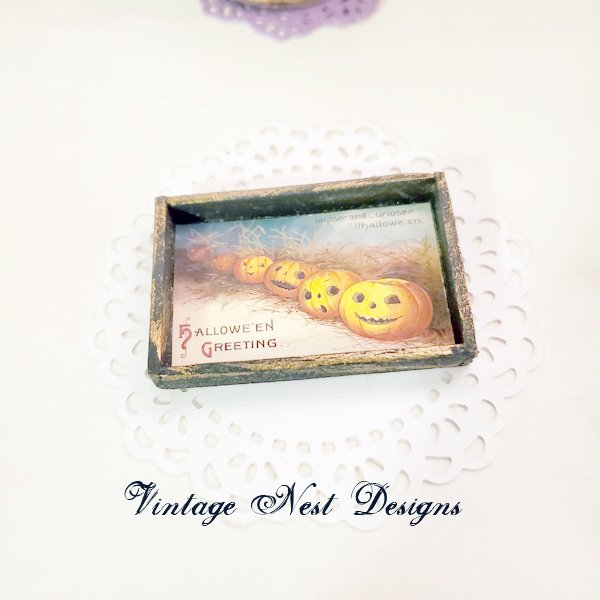 Six Pumpkins No.4:1 Dollhouse Miniature Handmade image 5