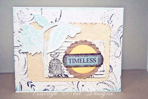 Miscellaneous Card No.4 Greeting Blank Inside Handmade One of a Kind image 2
