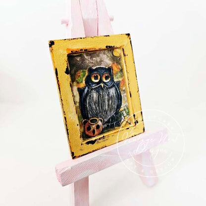 Halloween Owl No.4:4 Dollhouse Miniature Handmade image 6