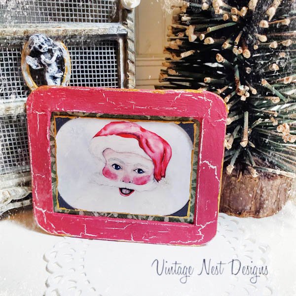 Santa No.1:1 Dollhouse Miniature Handmade image 0
