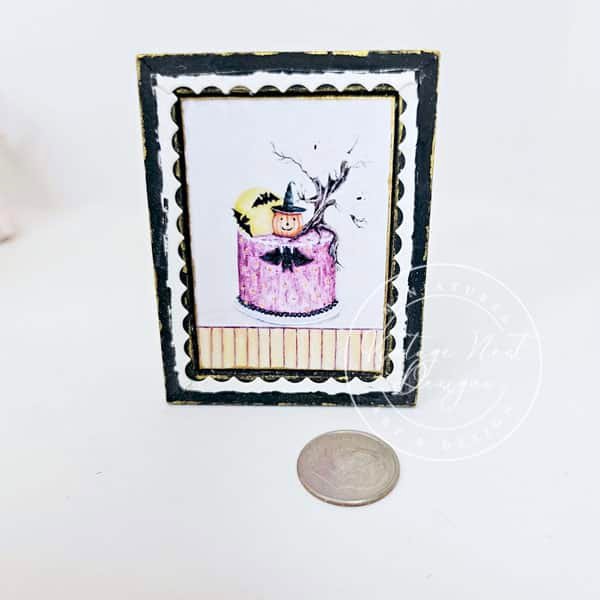Halloween Cake No.1:1 Dollhouse Miniature image 0