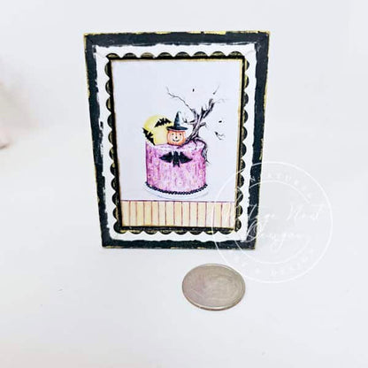 Halloween Cake No.1:1 Dollhouse Miniature image 0