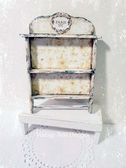 Shelf No.47 Dollhouse Miniature Handmade Diorama Room Shadow Box image 3