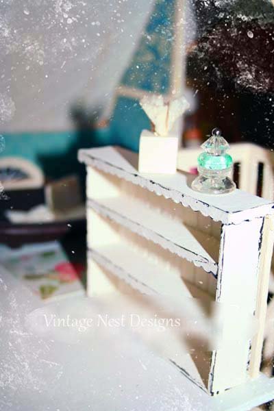 Table & Shelf No.1 Dollhouse Miniature Handmade image 2
