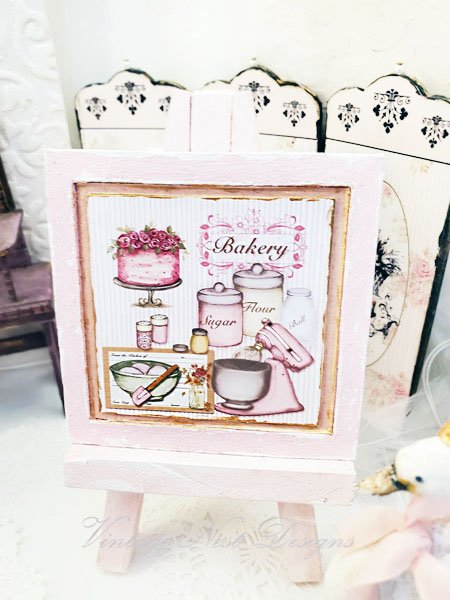 Bakery Pink Mixer No.1:5 Dollhouse Miniature Handmade image 0