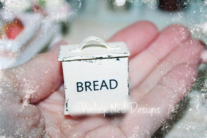 Bread Box No.1 Dollhouse Miniature Handmade image 2