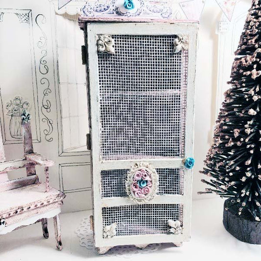 Cabinet No.69 Dollhouse Miniature Handmade image 0