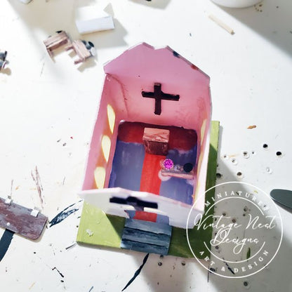 Church House No.5 Handmade Miniature image 23