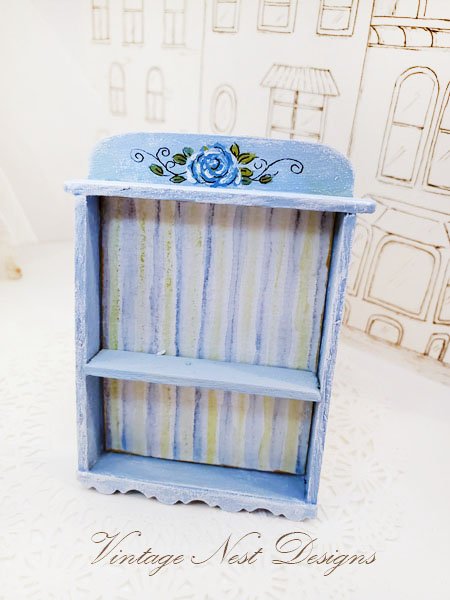 Cabinet Shelf No.108 Dollhouse Miniature Handmade image 0