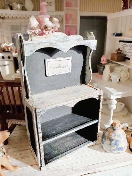 Cabinet No.92 Dollhouse Miniature Handmade image 1