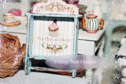 Shelf No.14 Dollhouse Miniature Handmade image 0